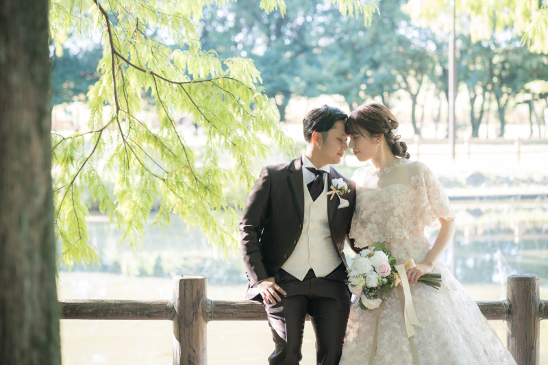 【庄内緑地　全データプラン】緑豊かな公園でナチュラルフォトウェディング