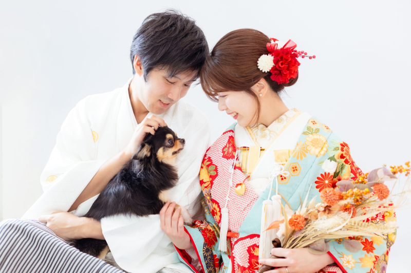 【ペット撮影応援! 全データプラン】大好きなペットと一緒にフォトウェディングが叶う!