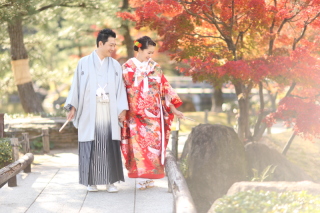 【平日撮影】ロケーション和装撮影プラン　～徳川園ベーシックパック～