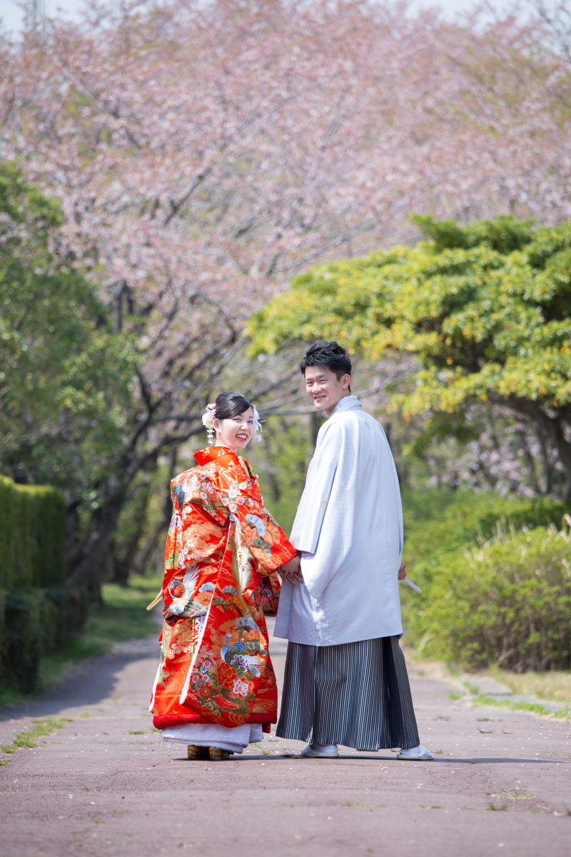 【平日撮影】ロケーション和装撮影プラン ~大高緑地公園シンプルパック~