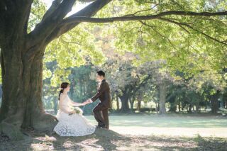 【庄内緑地　全データプラン】緑豊かな公園でナチュラルフォトウェディング