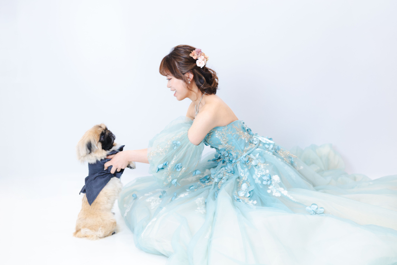 【ペット撮影応援! 全データプラン】大好きなペットと一緒にフォトウェディングが叶う!
