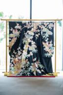 手描友禅大輪松竹梅