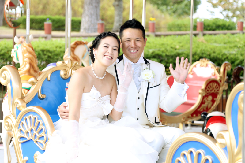 メリーゴーランドに乗って♡