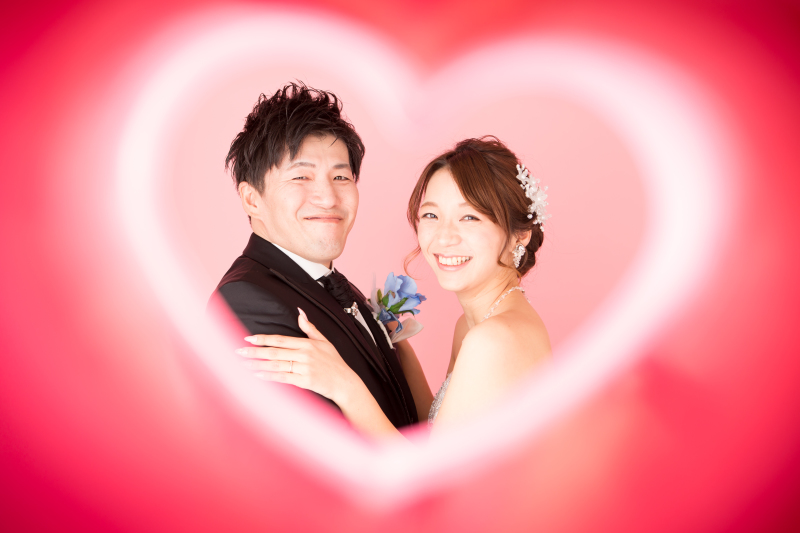 ハートの中から♡