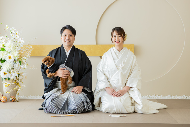 ワンちゃんも一緒に