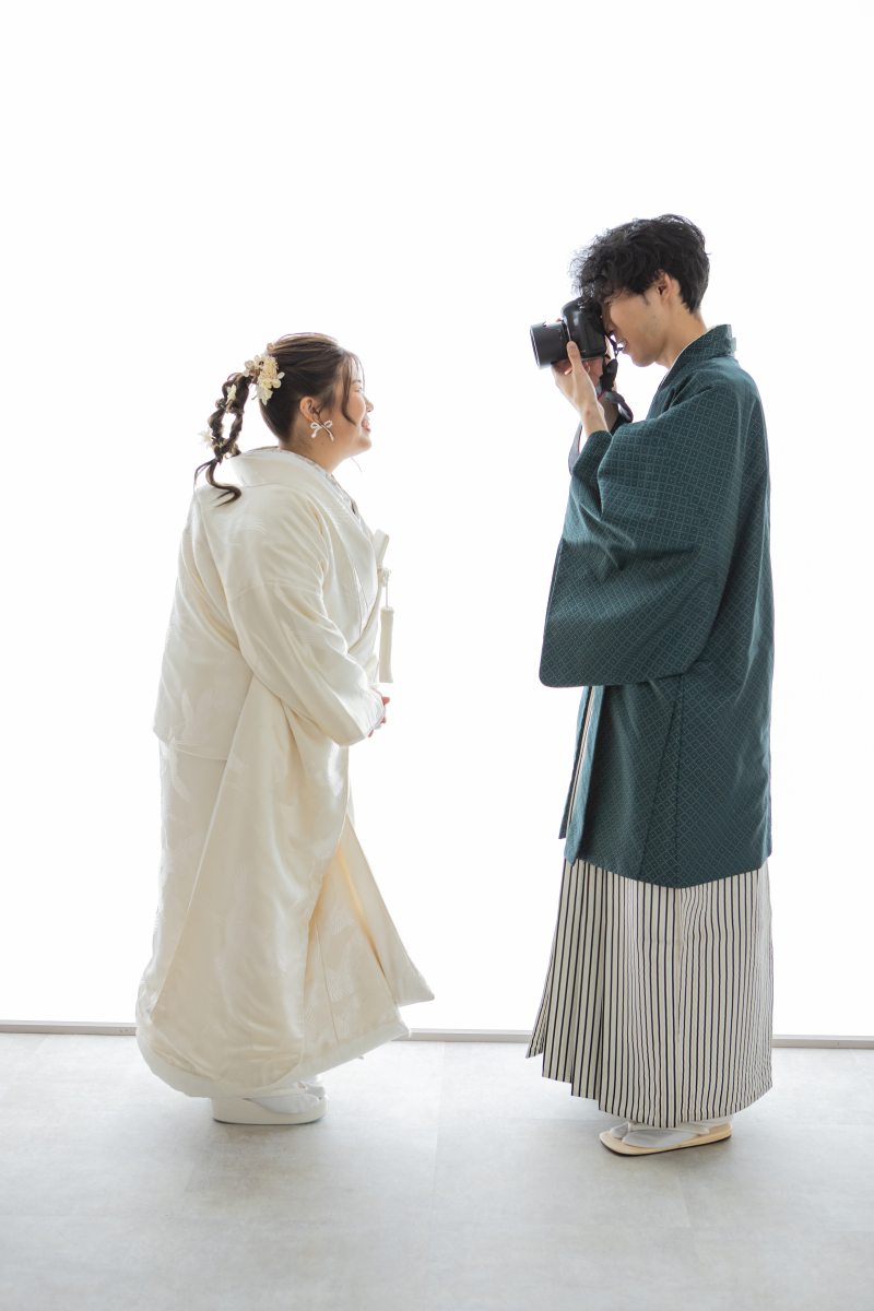 向き合いショット