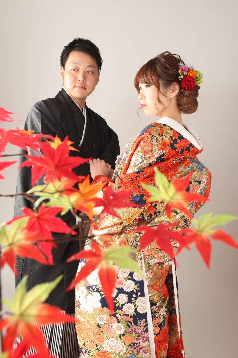 紅葉で秋らしさを…