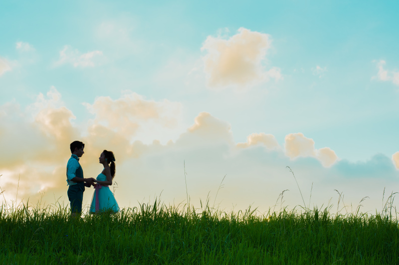 夕暮れの撮影だからこそ…