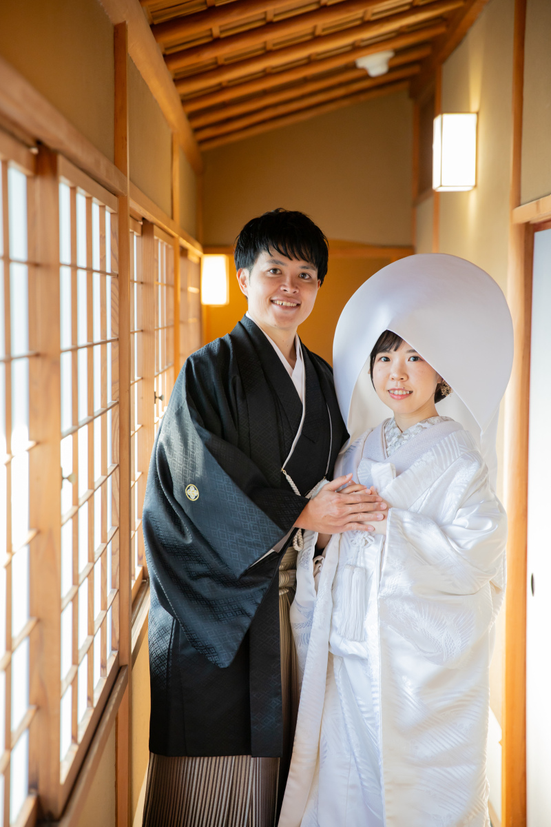 綿帽子に包まれて迎える、夫婦の始まり