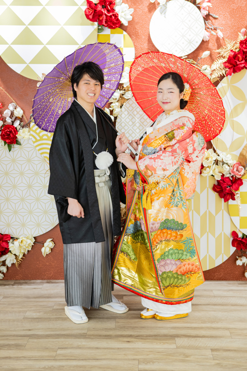 鮮やかな背景でイメージチェンジ