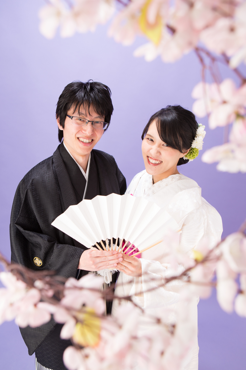 桜をチラッと♡