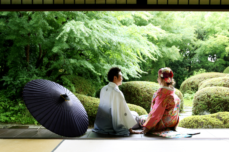 丈山苑ロケーション撮影