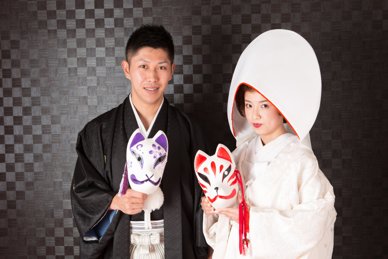 かつらでの和装撮影！