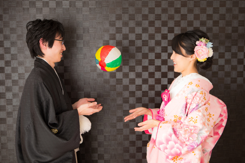 紙風船を使って・・