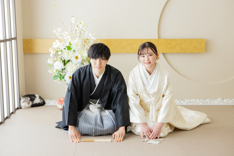 左奥に