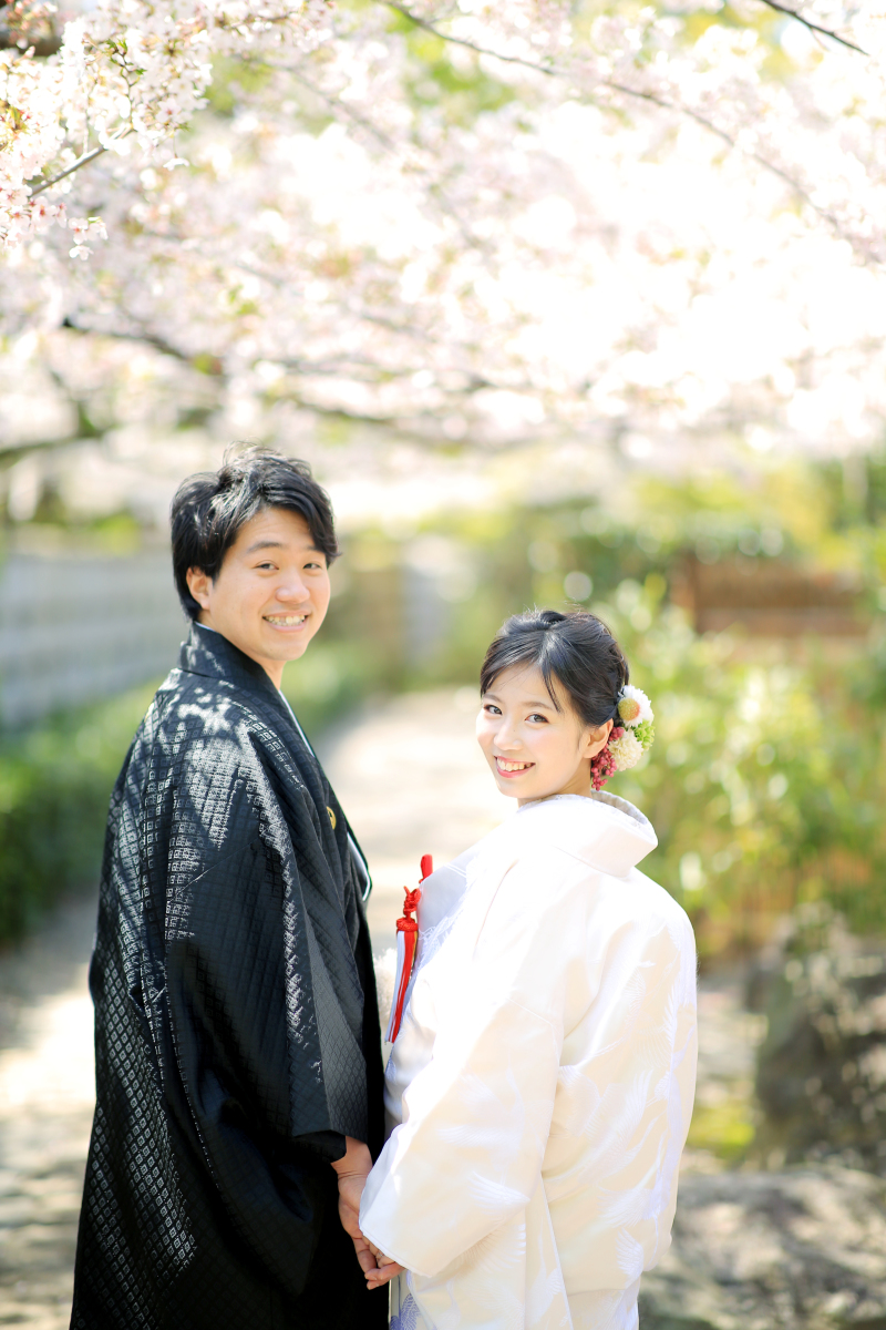 振り向きニッコリ！