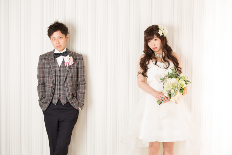 お色直しにミニドレス☆