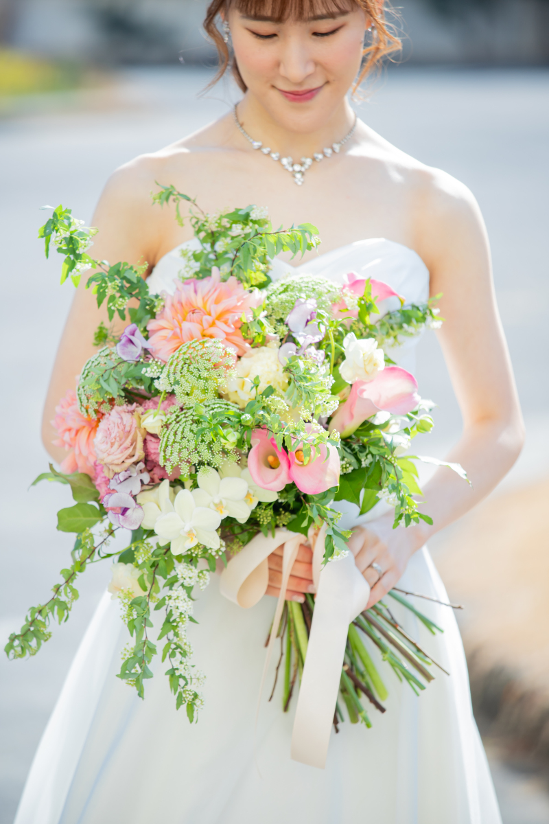 ブーケのお持ち込みも可能です♪