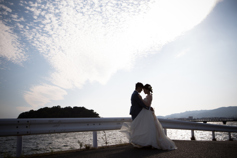 竹島でのロケーション撮影
