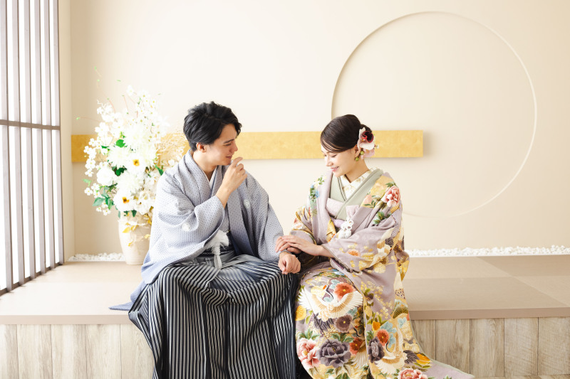 全データAI加工付◇和装スタジオフォト◇シンプルパック◇データ約100カット