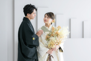 ◇和装スタジオフォト◇100カットデータ+アルバム付◇平日撮影は新婦様2着目追加無料!