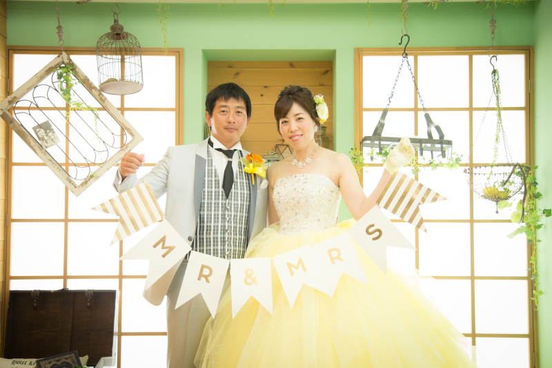 カラードレスにチェンジ☆