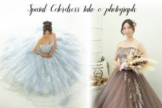 カラードレス2着♡トレンド感満載の撮影！