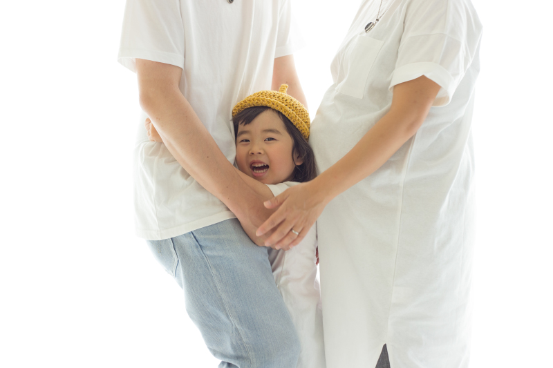 家族皆でぎゅーっ♡