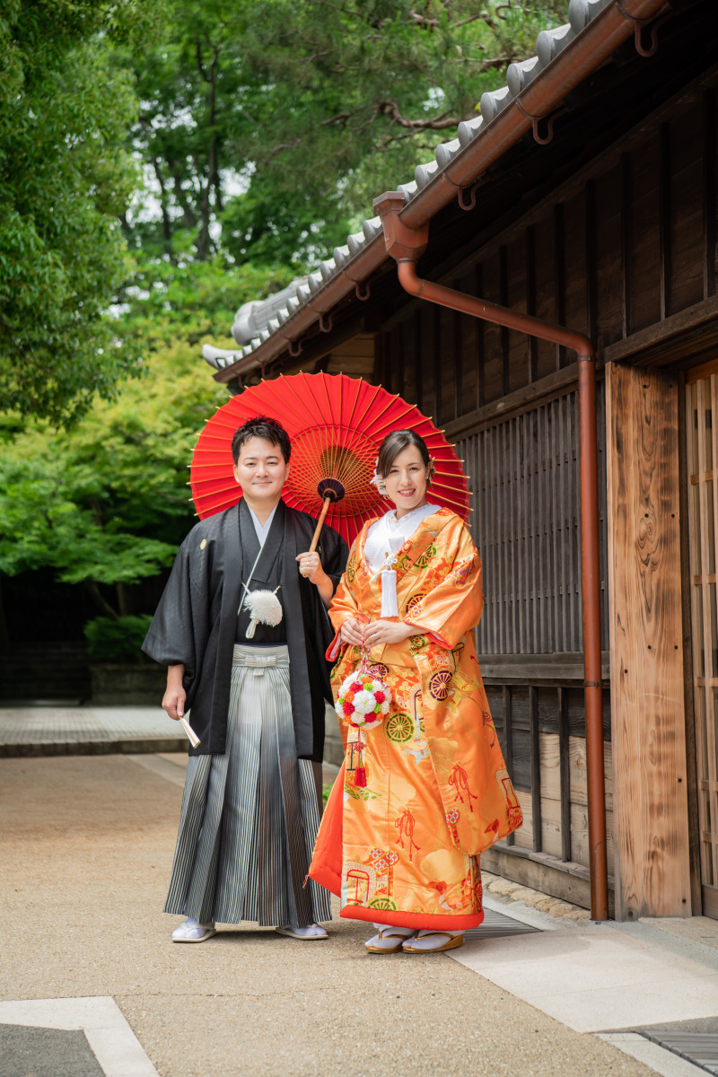 ご新婦様色打掛着用