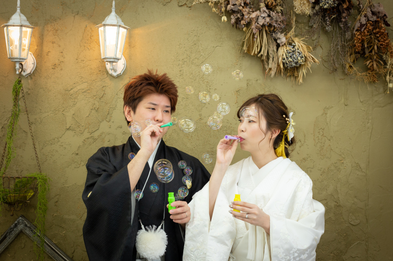 昔懐かしいシャボン玉