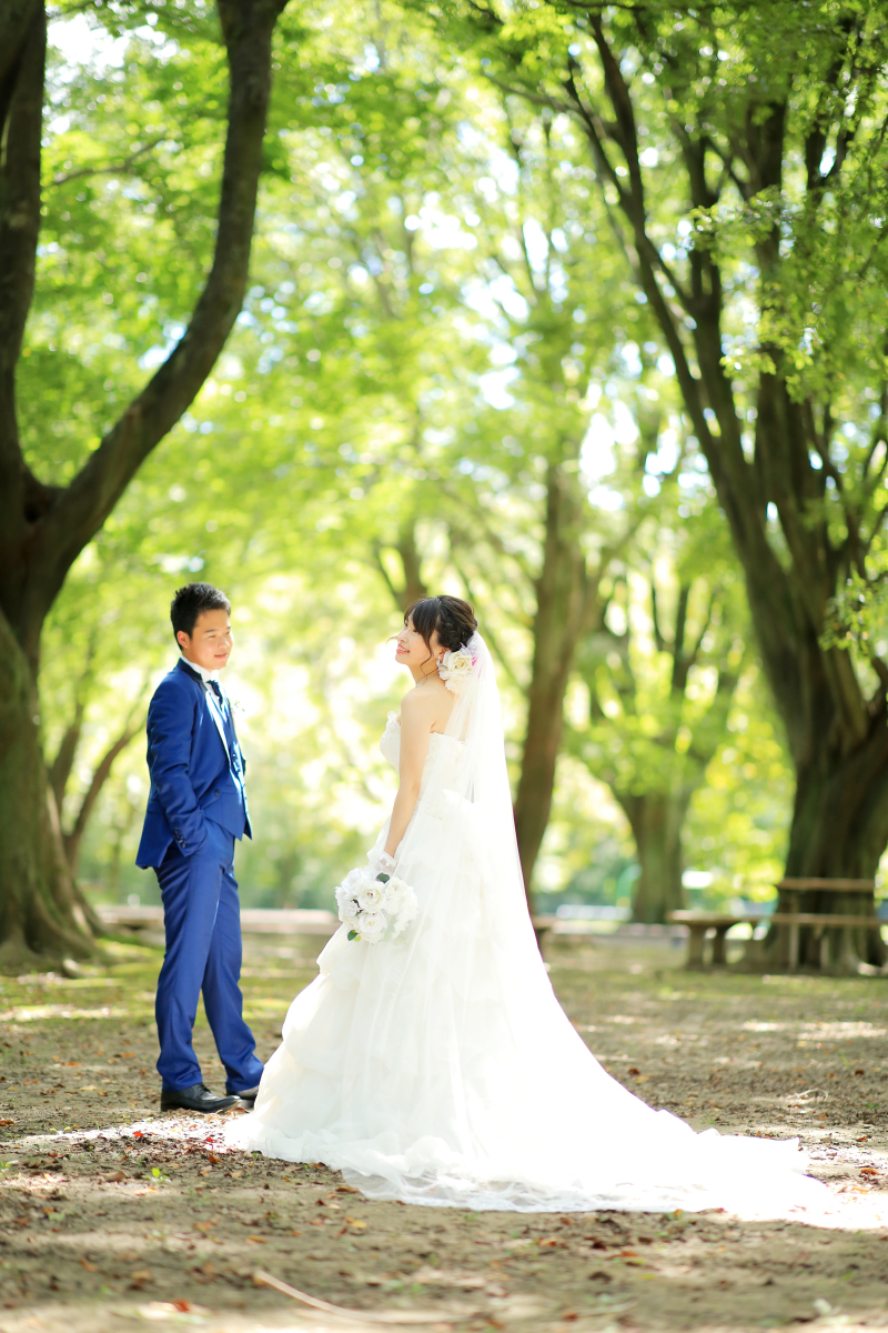 緑に囲まれて。