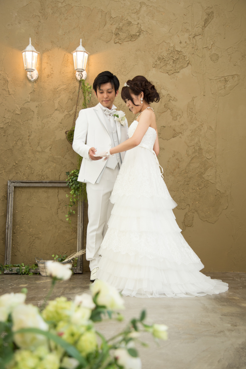 2着目はウェディングドレスで！