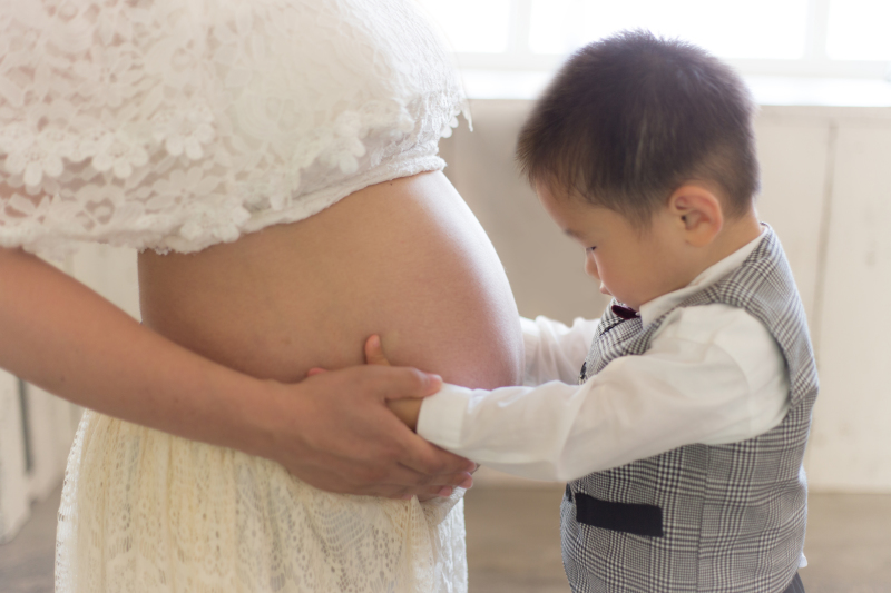 大きなママのお腹