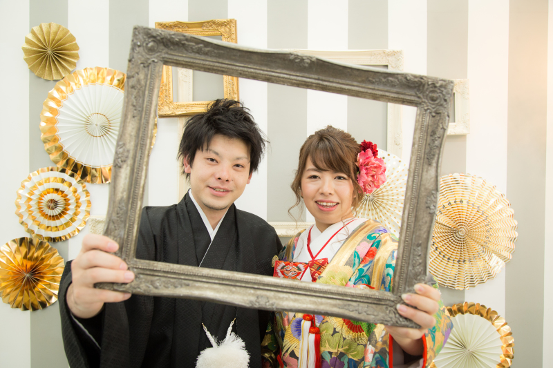 色打掛×赤小物5点