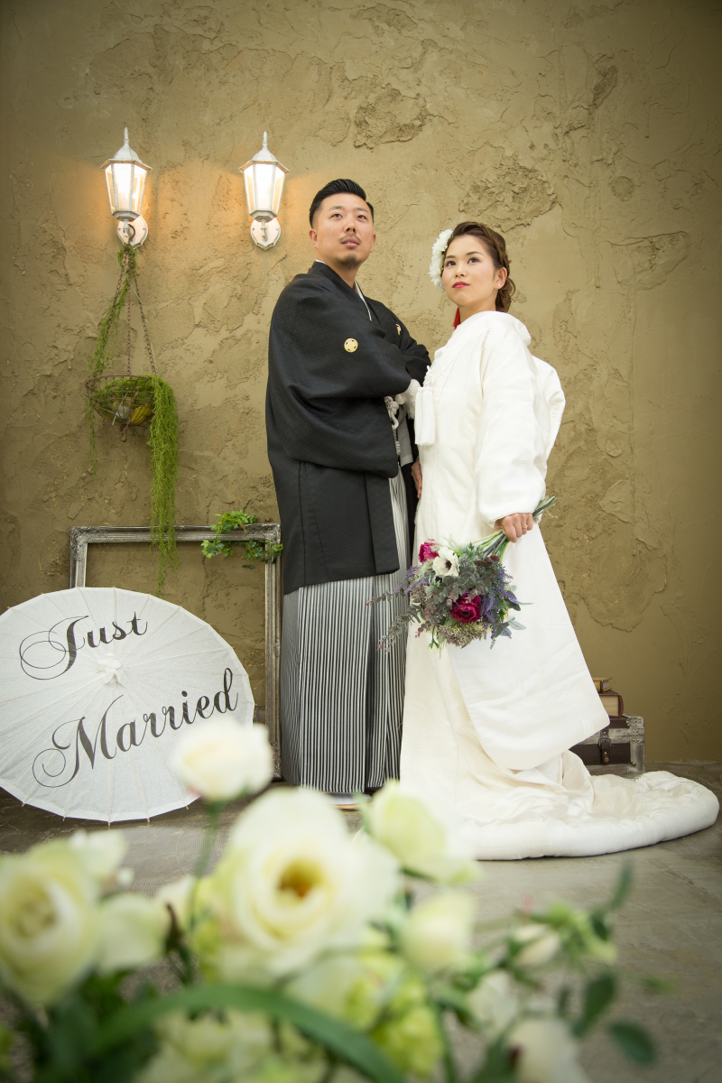 番傘×英字=おしゃれ♡