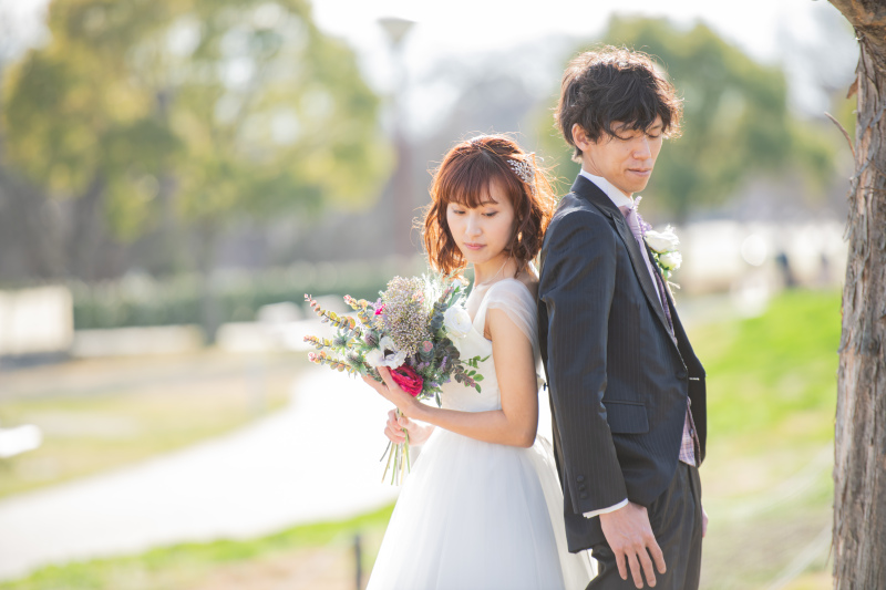 夕方から洋装撮影スタート！