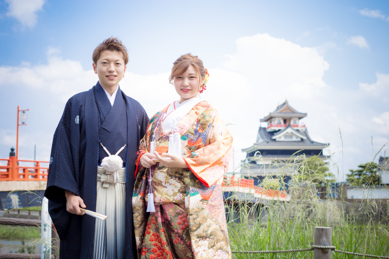 黒い屋根のかっこいい清洲城