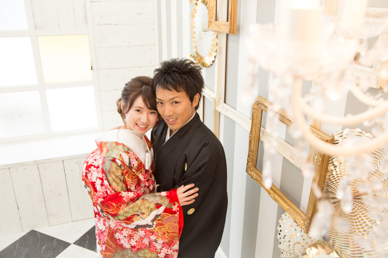 シャンデリアの前で…♡