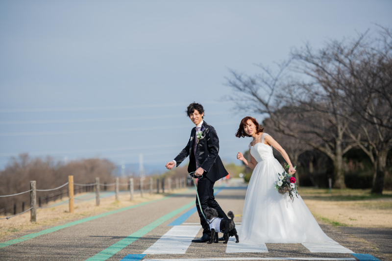 ワンちゃんも一緒に