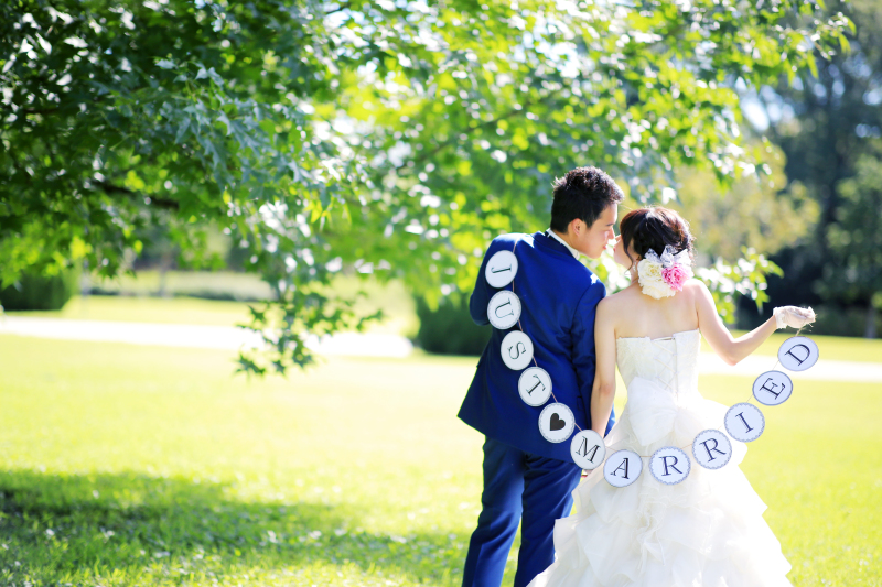 おしゃれなガーランドが映えるショット！