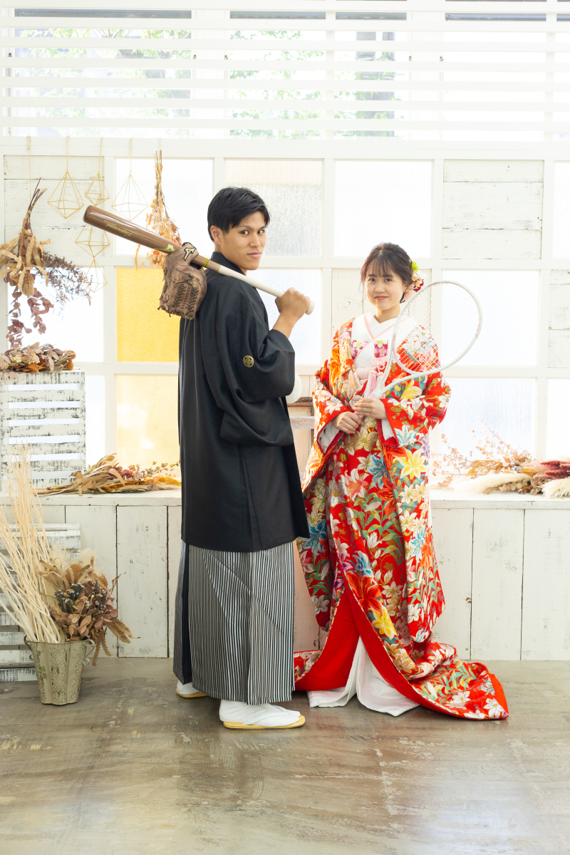 ポージングもバッチリ