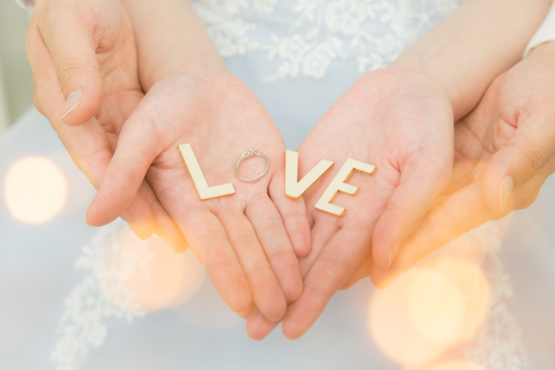 指輪を使って...♡