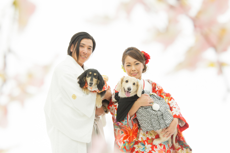 愛犬と一緒に♡