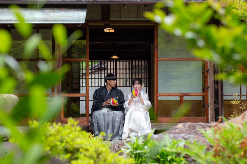 MaiBRIDE 一宮_庭園で撮影できる