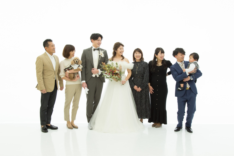 MaiBRIDE 一宮_家族・友人を撮影に呼べる