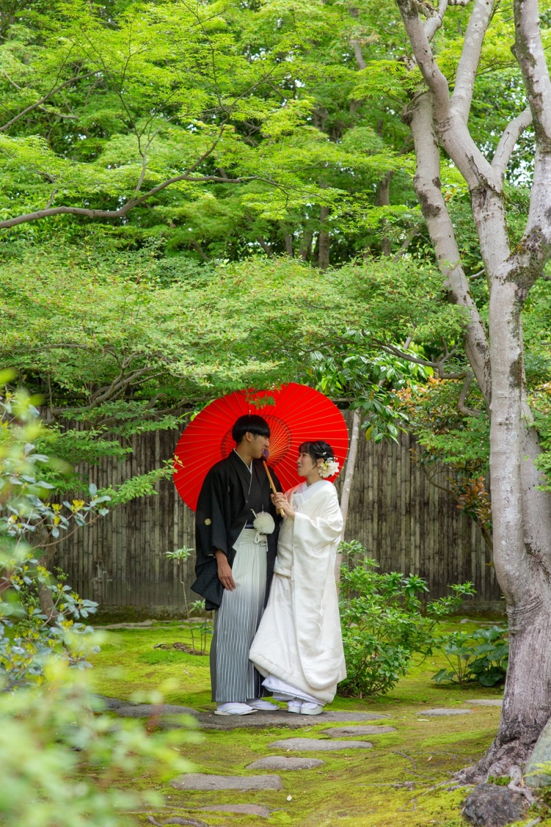 MaiBRIDE 一宮_庭園で撮影できる