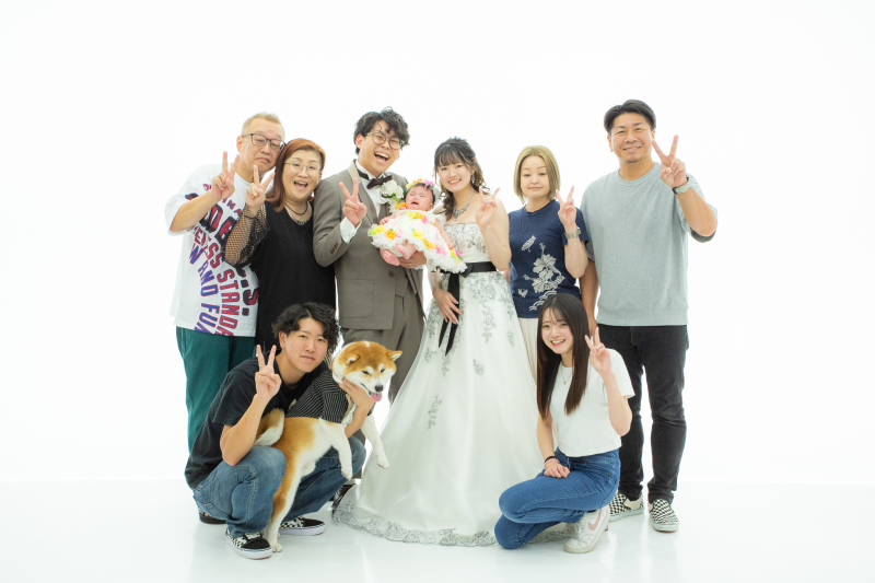 MaiBRIDE 一宮_家族・友人を撮影に呼べる