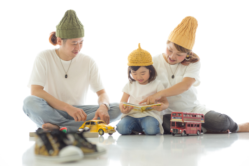 ふとした自然な家族の姿も思い出に