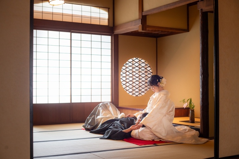 MaiBRIDE 一宮_庭園で撮影できる